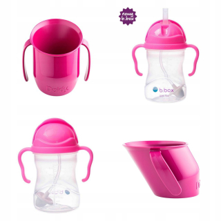 B.Box fľaša so slamkou, 240 ml, kobaltová modrá